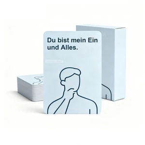 FSC EN71 Certificate Custom Card Game Printing Design Luxury Moments Couple Game Cards With Logo