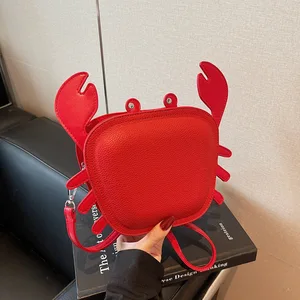 2026 New Funny Little Crab Bag Cute Mini Crossbody Shoulder Bag for Girls