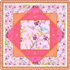 ลายตาข่ายเพชรสีชมพู