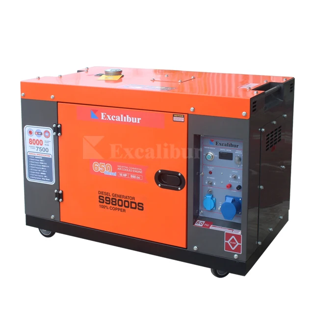 8kw Diesel Generator Portable Diesel Generator Small Air Water Cooled 8kw Diesel Generators Price