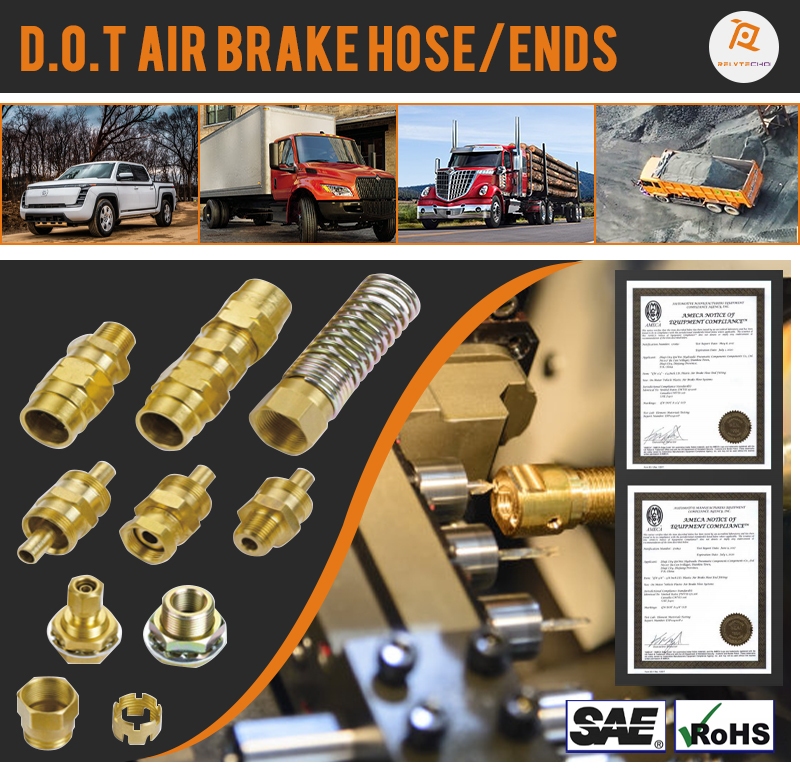 High Quality Female Connector Brass Union Hose Air Brake Fittings Buy