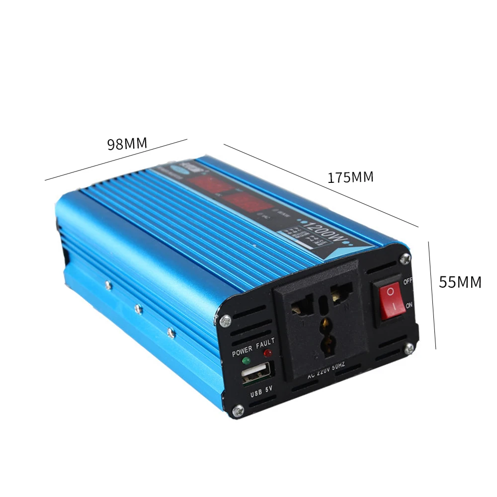 off Grid Modified Sine Wave Invetor 600w 1200va Inverter