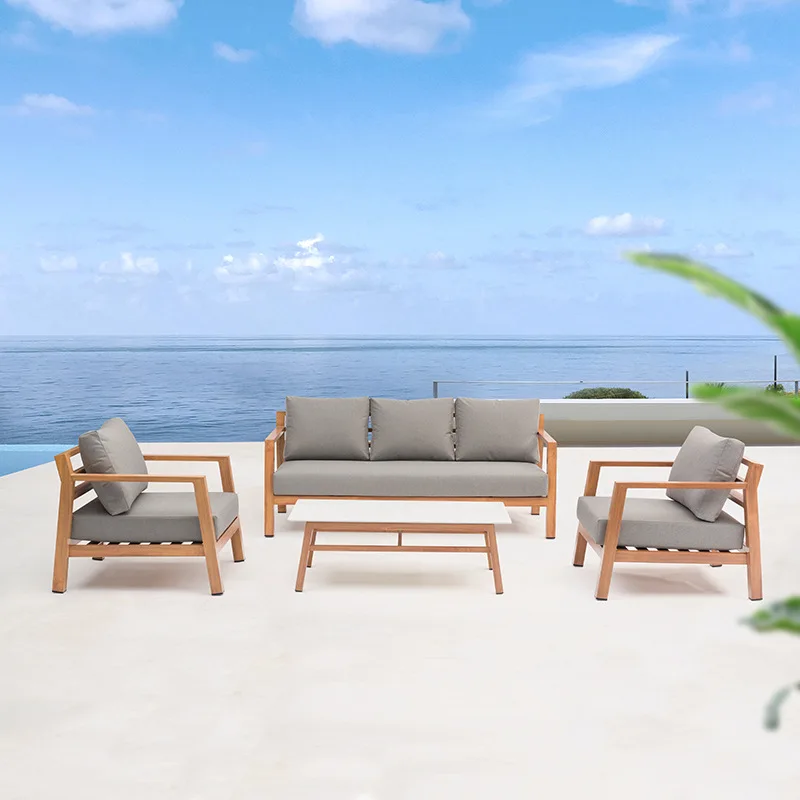 Luxury Villa Courtyard Outdoor Sofa Set Garden Furniture Morden