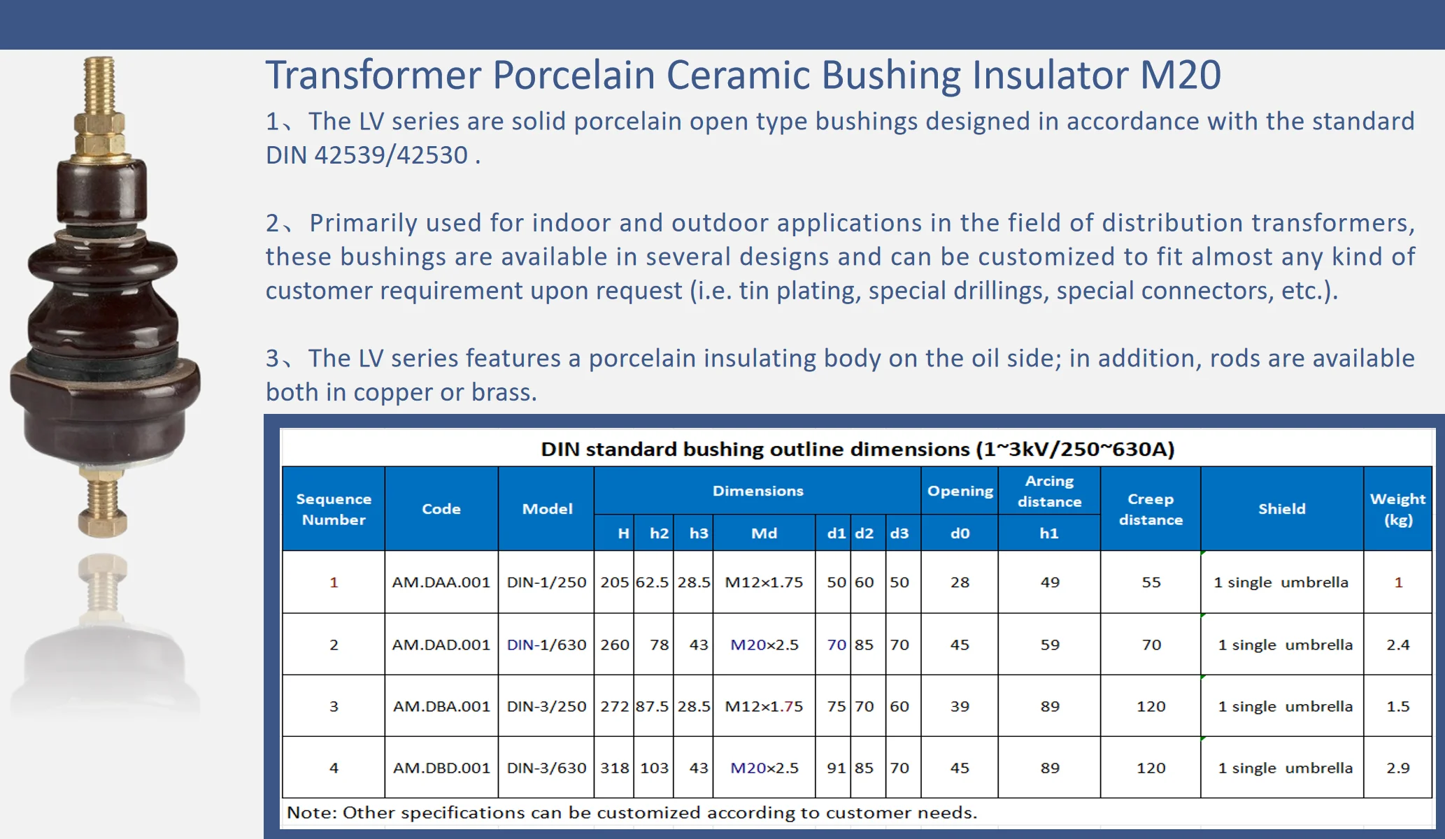 Wei Bang Potential Transformer Porcelain Insulator Porcelain