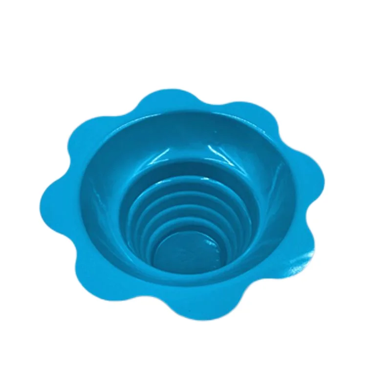 8 Oz Plastic Disposable Ice Cream Flower Bowls Plastic Clear Sundae