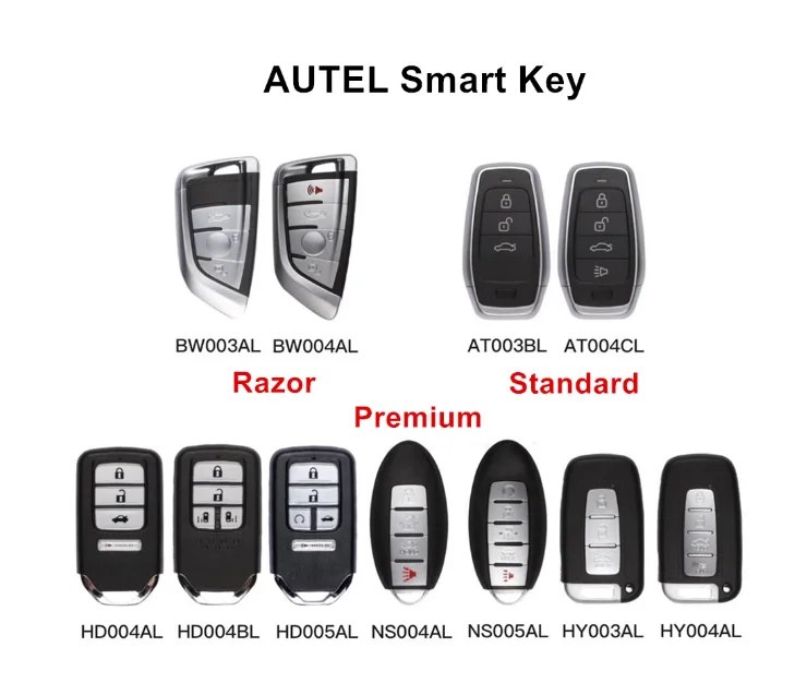 Llave Inteligente Universal AUTEL IKEY 4B Estilo Dodge - Con Proximidad Y Control Remoto, Color Negro