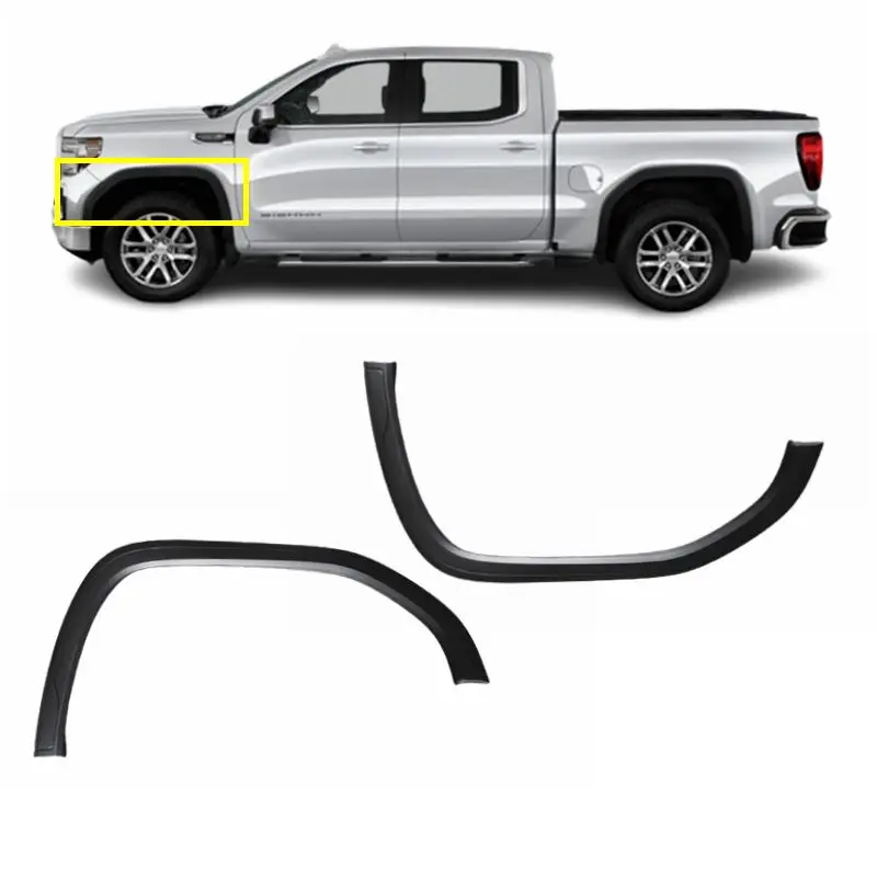 OEM auto parts car accessories wheel fender flare Arch for GMC Sierra 1500 2019-2022