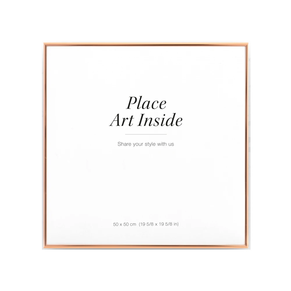 Eco Friendly Metal Brushed Aluminium Frame Wall Mounted Hanging Larger