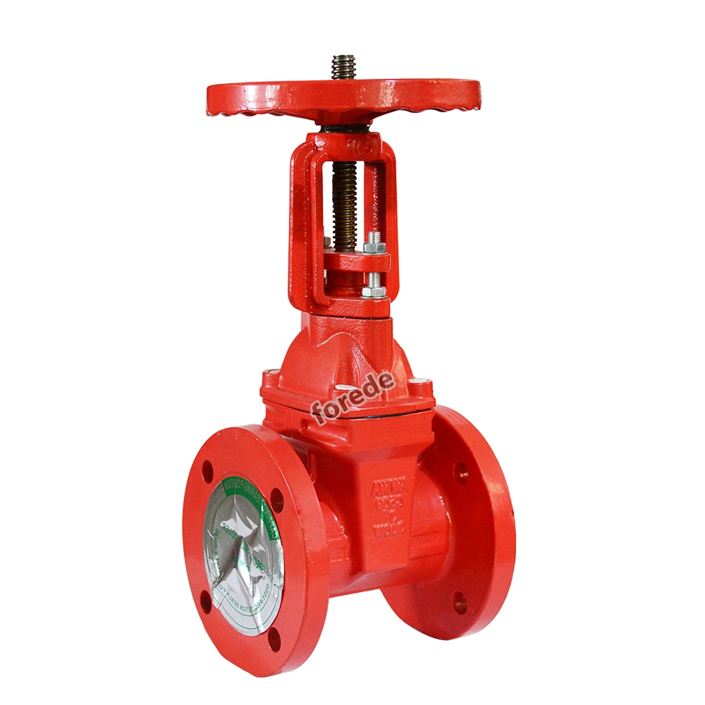 Forede Fire Fighting Flange End Rising Stem Gate Valve Ductile Iron 400mm Buy Flange End 6937