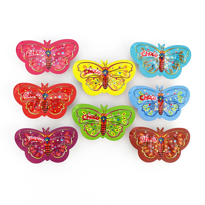 3 Colors Chocolate Butterfly Shaped Biscuits - Delicious Sweet