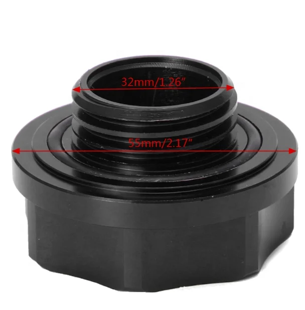Cnc Machining Aluminum Fuel Tank Cap Engine Oil Cap Automobile Oil Cap By Customer Requirements