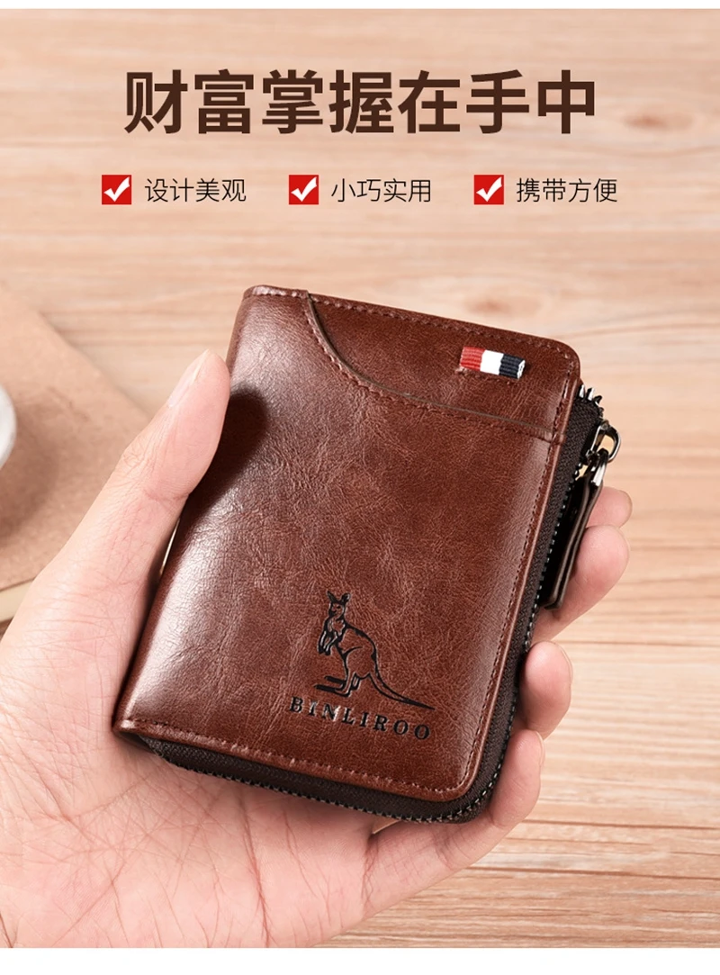 Small Coin Purse Men Genuine Leather Wallet Male Bag For Money Walet Mini  Portomonee Cuzdan Klachi Kashelek Vallet Pocket Pouch | Wish