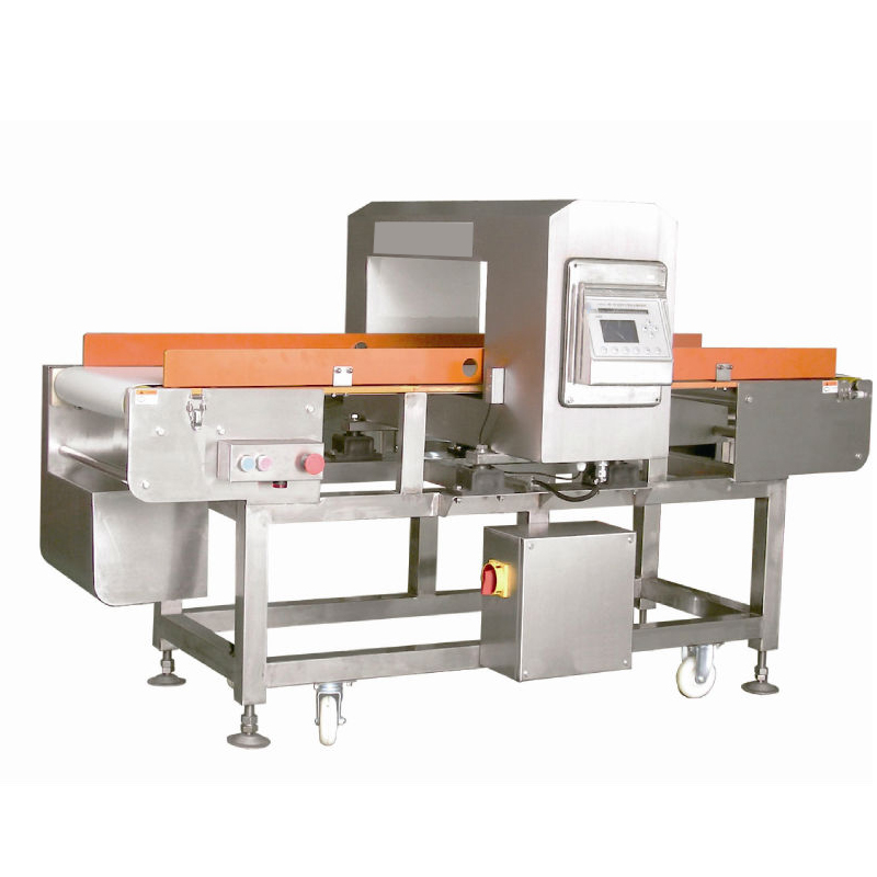 Высокочувствительная стабильная промышленная машина для обнаружения пищевых продуктов, конвейерные ленты, лоток для закусок, металлодетектор для мяса