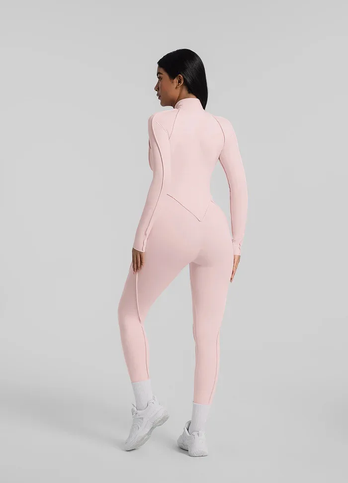 Style Nude Feel Seamless Yoga Jumpsuit Outer Wear Tight Breathable Fitness High-Intensit detail