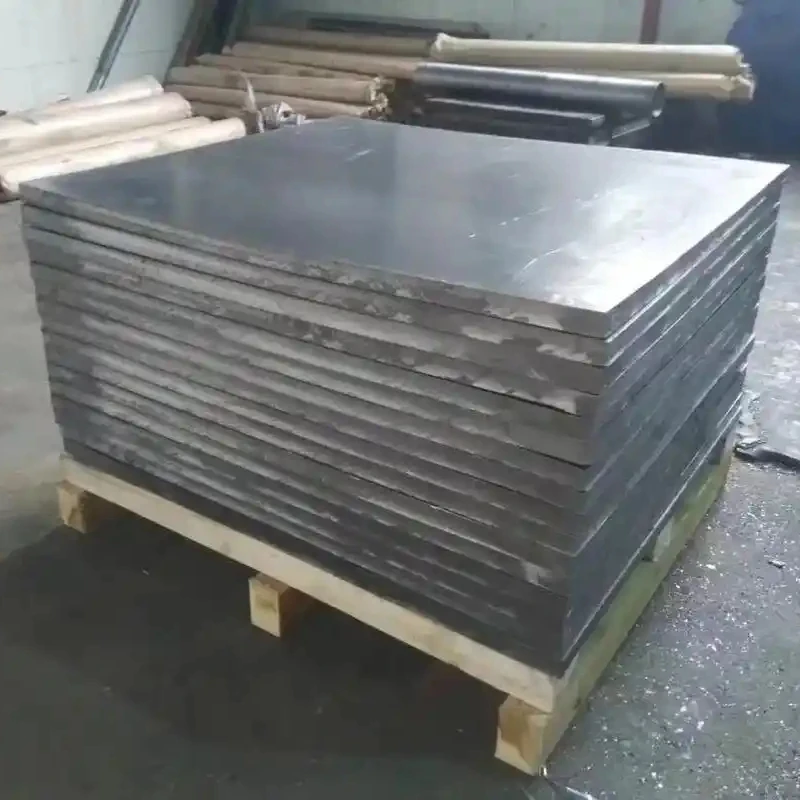 Radiation shielding lead glass for CT rooms