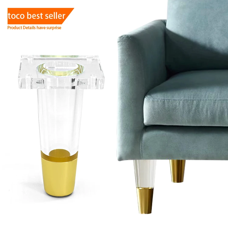 Toco прозрачная акриловая трубка мебель кровать с ножками круглое кресло 2