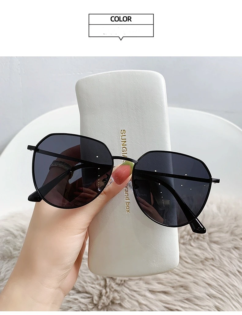 New Fashionable Metal Mens Polarized Sunglasses Uv Protection With Anti-Uv Glasses for Outdoor Driving Activities