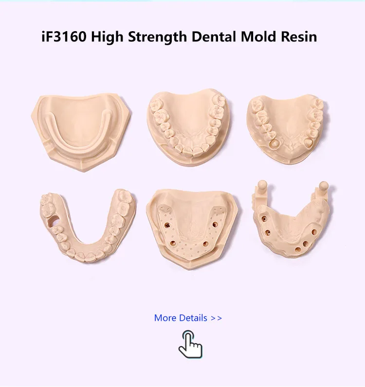 Ifun Dental Liquid Crown Pattern Temp 3d Printer Printing Castable