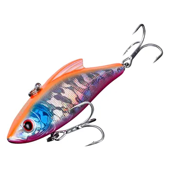 CHEERY Sea Bass Crank Minnow Lure Vib Rattle Hard Bait with Hooks Plastic Deep Sea Fishing Tackle – Minnow – view 3