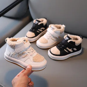 Children's Shoes Winter Cotton Casual Shoes Warm Ankle Boots Comfortable Infant Sneakers for Baby Boys and Girls