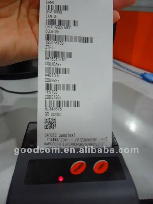 Goodcom Factory Mini 58mm Portable Bluetooth Thermal Fixed Wireless Terminal Printer