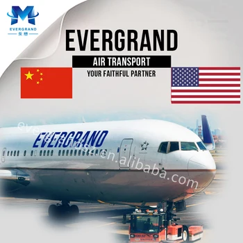 Door to Door Consolidation Air Cargo Freight Forwarder from Guangzhou China to USA/LA/New York/Miami/Detroit