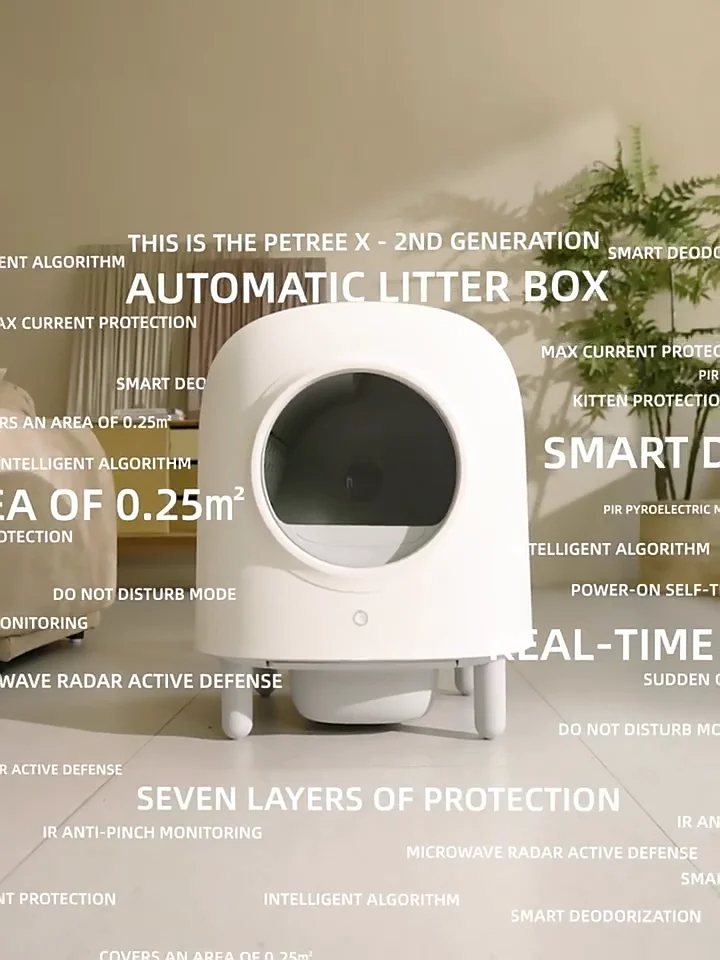 Smart House Petree Auto Cat Litter Box Ii Wifi Link App Control Release