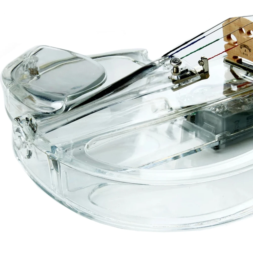 Crystal transparente peut allumer (violon électrique EV001