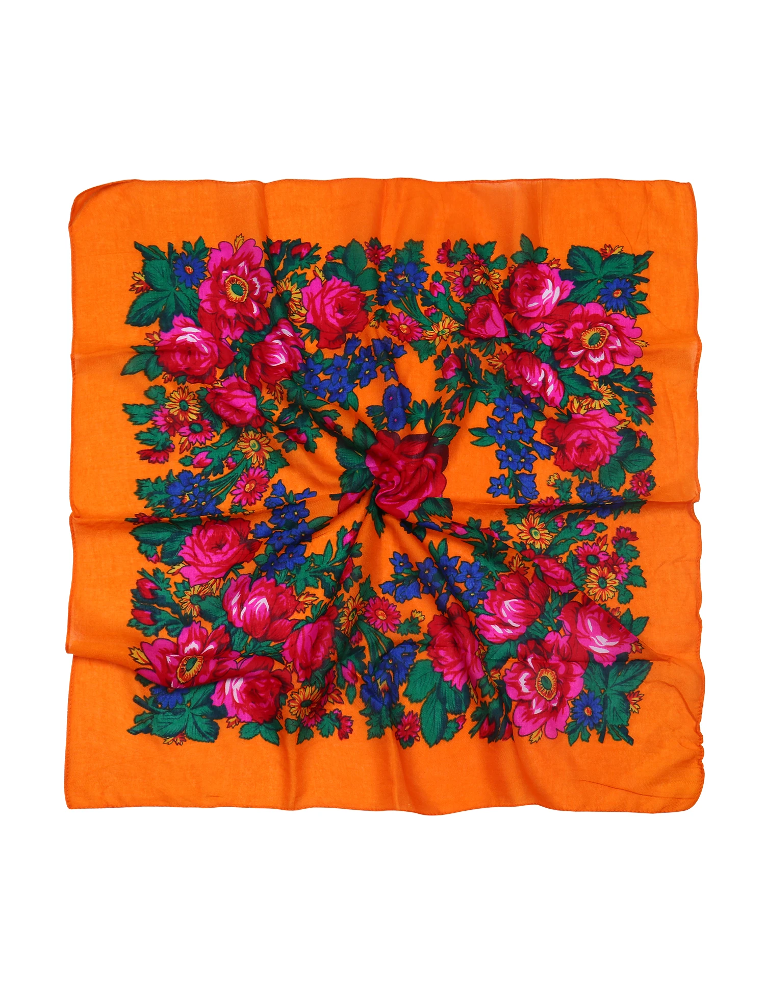 2022 New Style Acrylic Head Wrap  Customized Size square Scarf Russian Acrylic Head Scarf