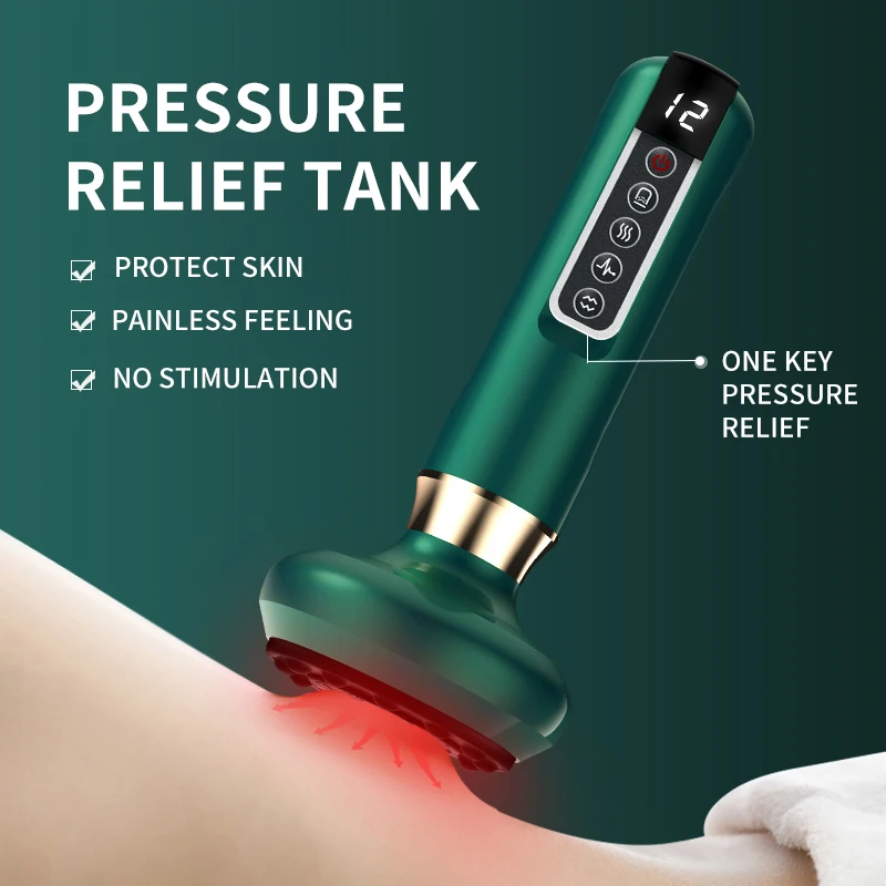 Professional Cellulite Machine Custom Gua Sha Tool Multifunctional Cupping Scraping Massager Cupping Therapy Set Muscle Scraper