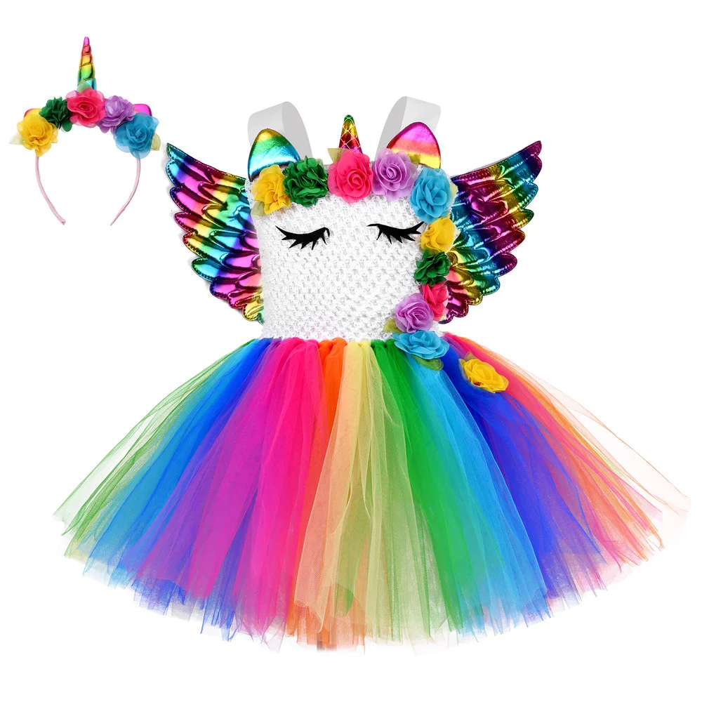 Children's Dress Unicorn Girl Party