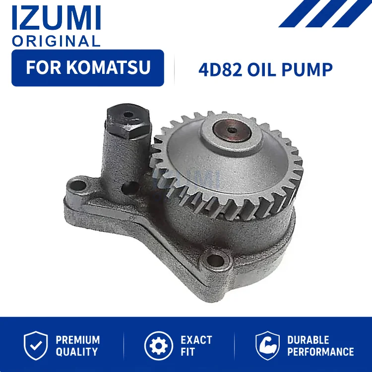 IZUMI ORIGINAL 4D82 129001-32001 129407-32000 Oil Pump diesel engine parts for Komatsu Excavators Forklifts
