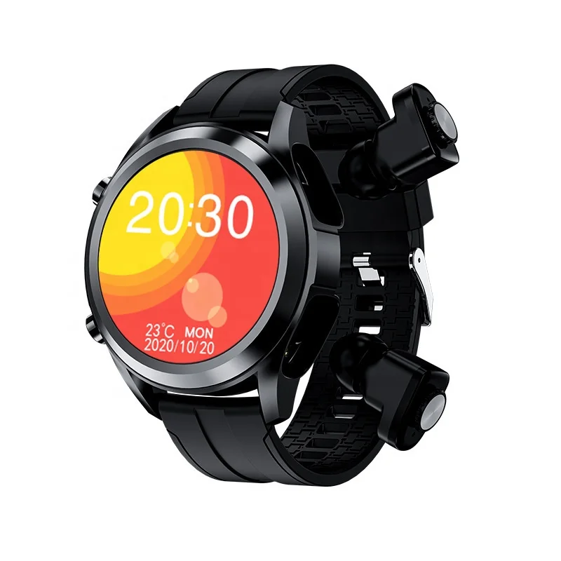 Watch Factory Supply T10 Smartwatch Android JM03 TWS 2 In1 Smart Watch with Headphones Wireless Earbuds BT Earphone