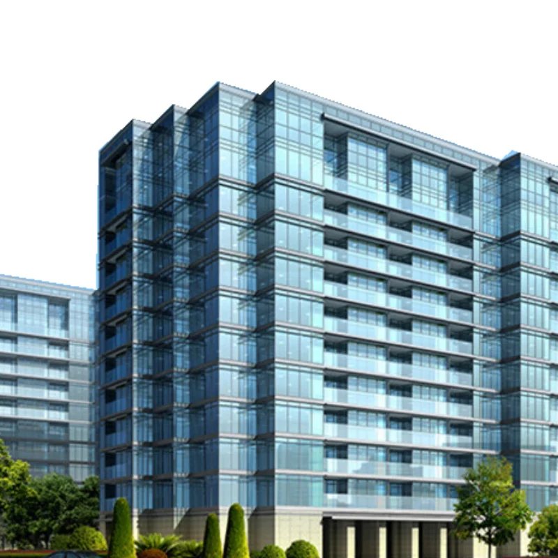 High Rise Prefab Modern Commercial Metal Building Constructions Quick Build Prefabricated Steel Structure Hotel Buildings