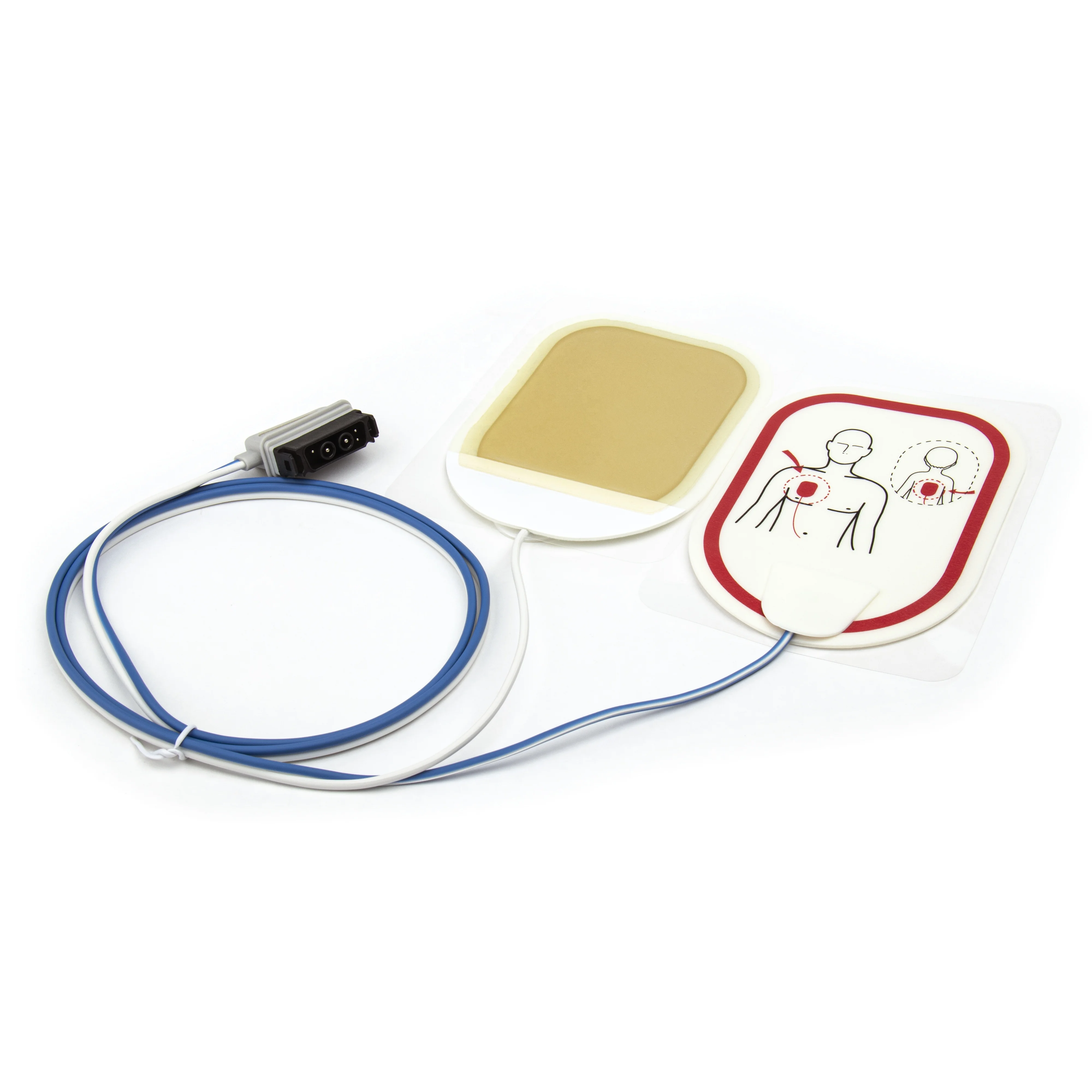 Factory Custom Adult Defibrillator Electrode Pad For Aed Defibrillator