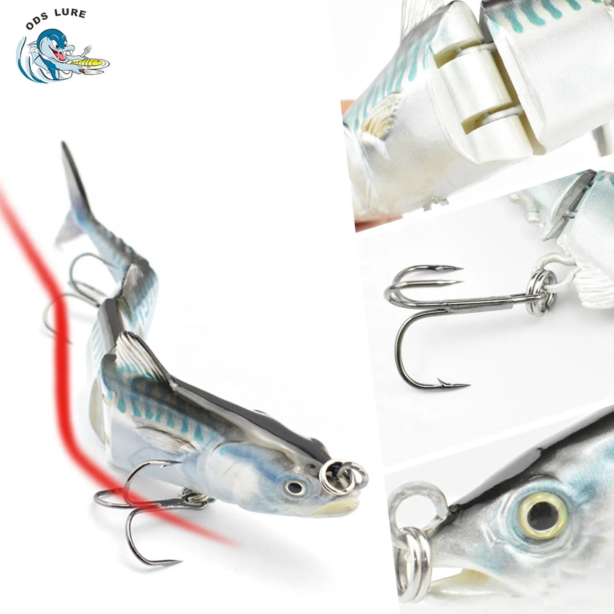 new four-section tuna bait fishing artificial