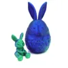 Oeuf de lapin tournesol 15,2 cm - dégradé bleu-vert