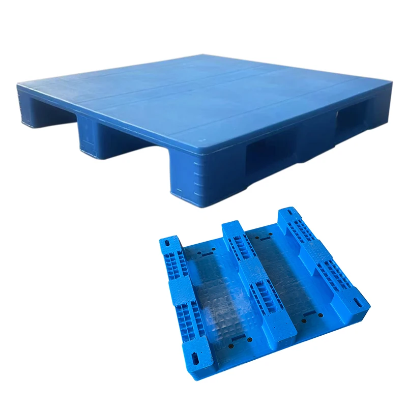 3 skid Heavy duty plastic pallet 1200x1200x165 Welded flat top transporting plastic pallets Fireproof and waterproof