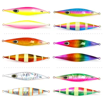 Cross-Border Spoon-Shaped Iron Plate Triangular Concave UV Laser Lure Boat Fishing Sea Fishing Slow-Jigging Metal Fish – Metal Jig – view 4