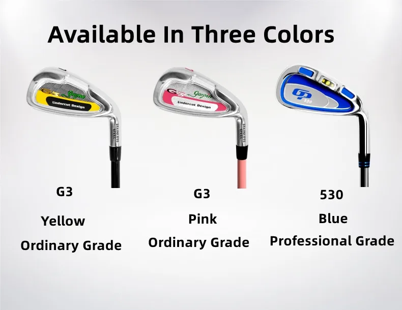 New Design Right Left Handed Golf Clubs Stainless Steel Carbon Shaft