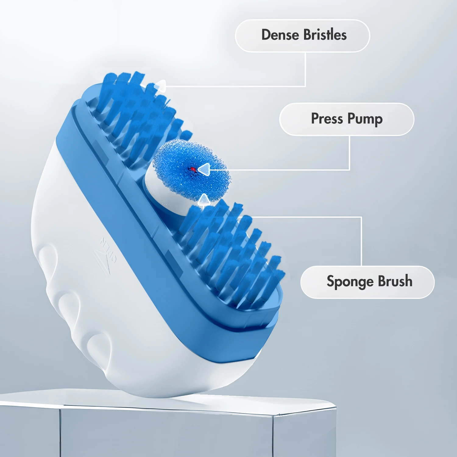 AKSGRP Private Label White Shoe Cleaner Brush Shoe Sole Cleaner