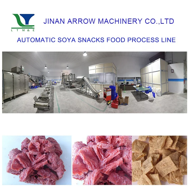 High Moisture Protein Food Extruder Machine Plant-Based Vegetarian Protein Maker for Bean Product Processing