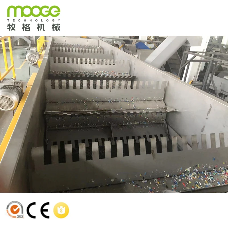 Waste Bottle Flakes Plastic Recycling Line