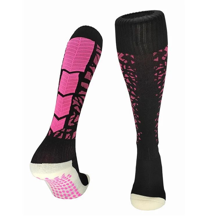 Custom Made Bottom Compression Socks Athletic Anti-slip Grip Football ...