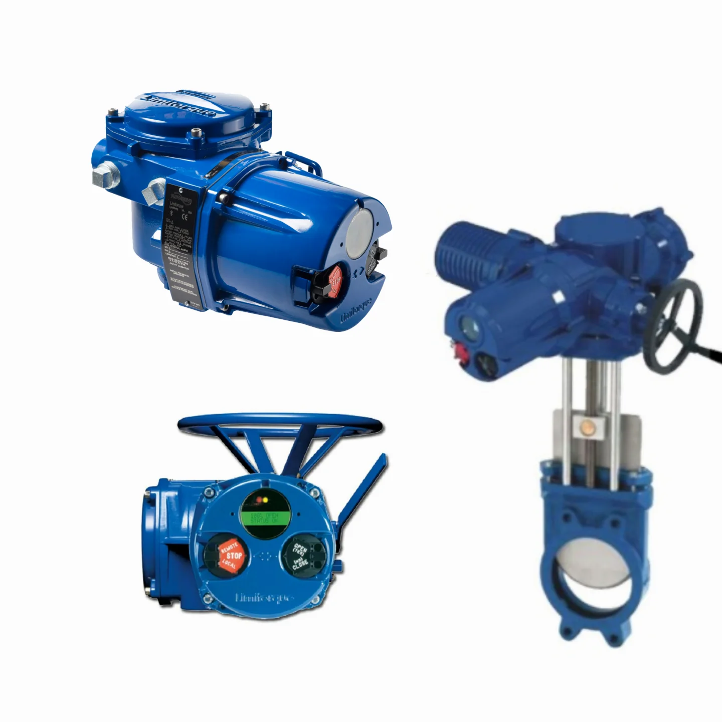 Ανταλλακτικά Limitorque MX Hand Wheel Intelligent Electric Actuator Valve with Knife Gate valve