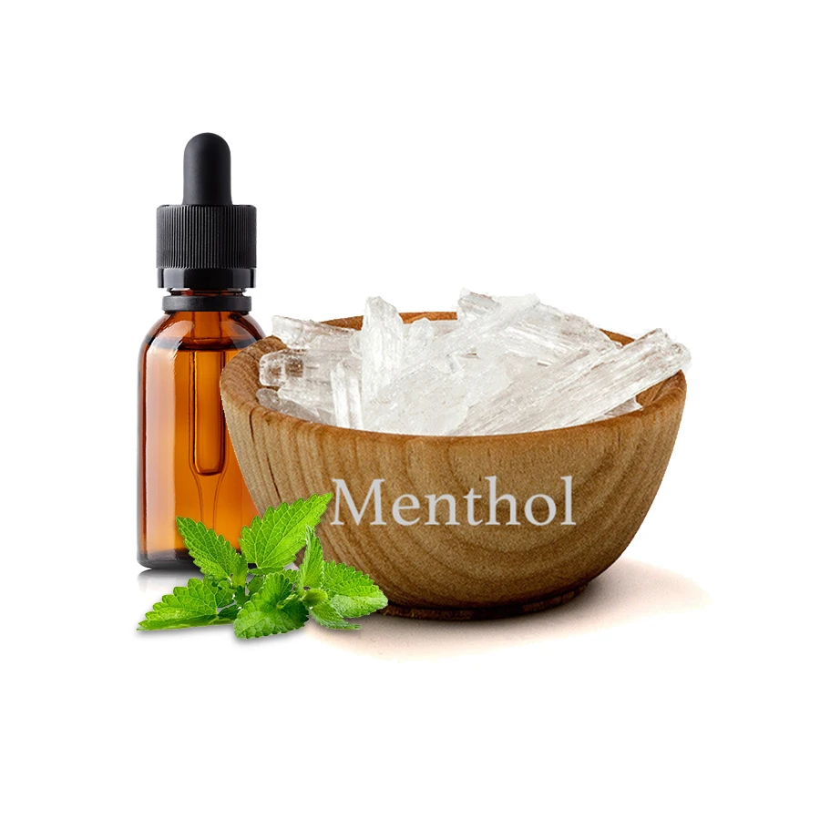 Organic Intermediate Food Grade Menthol Crystals Mint Crystals l-Menthol in Bulk