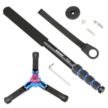 Neewer Extendable Camera Monopod With Removable Foldable Tripod Support Base Aluminum Alloy for Canon Nikon Sony DSLR Cameras detail image