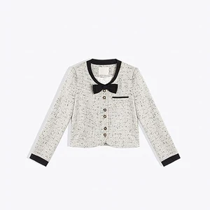 Wholesale  Customized Women's  Blazer Elegant Fashion Classic Jacket Winter Casual Jacket Tweed Coat