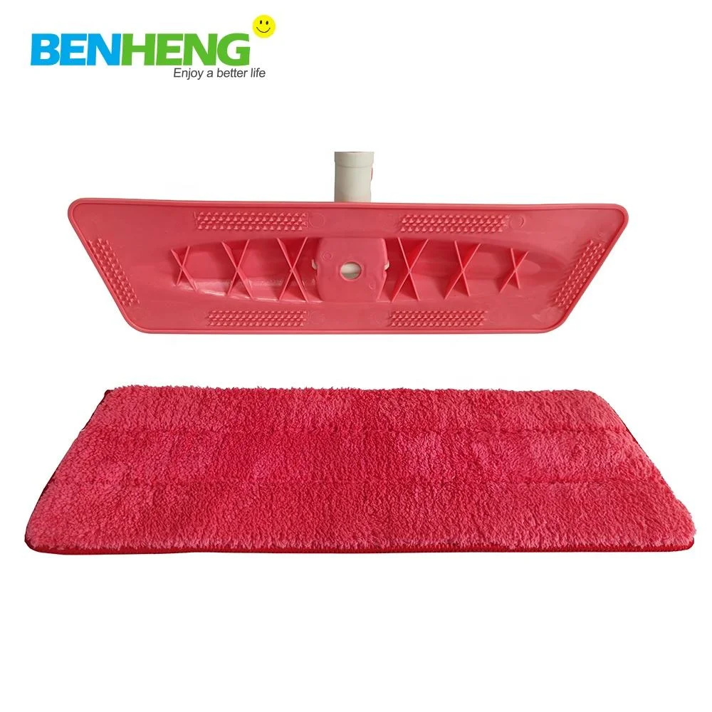 BENHENG BSCI Factory 360 Rota Microfiber MOPting Rod Flat Mop with Sprayer for Kitchen Wood Floor Cleaning Mop