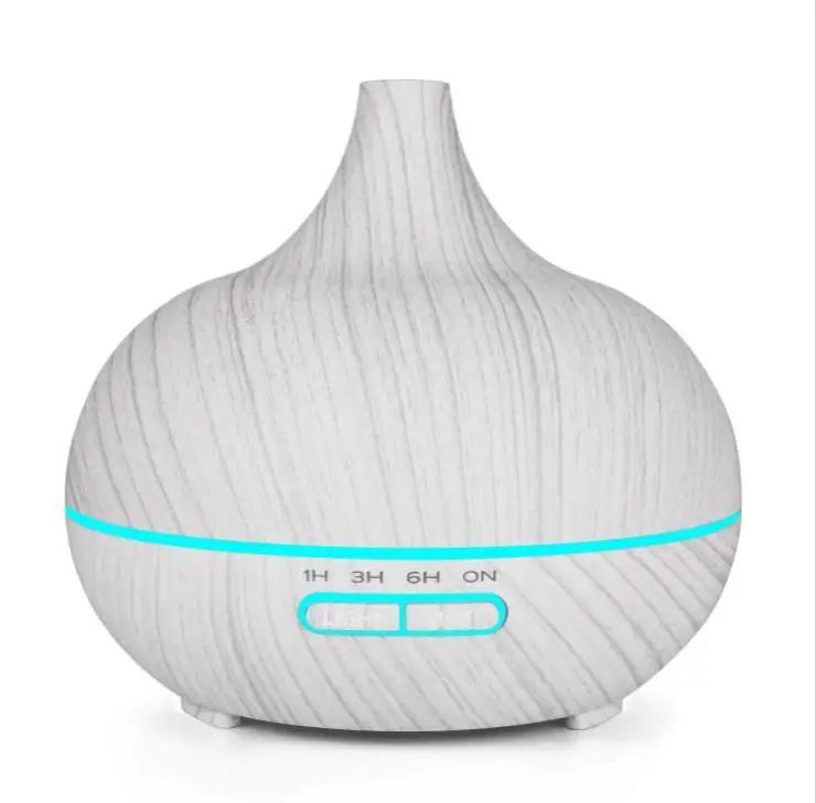500ml Wood Grain Air Humidifier Essential Oil Diffuser Electric Ultrasonic Cool Mist Maker for Home Remote Control